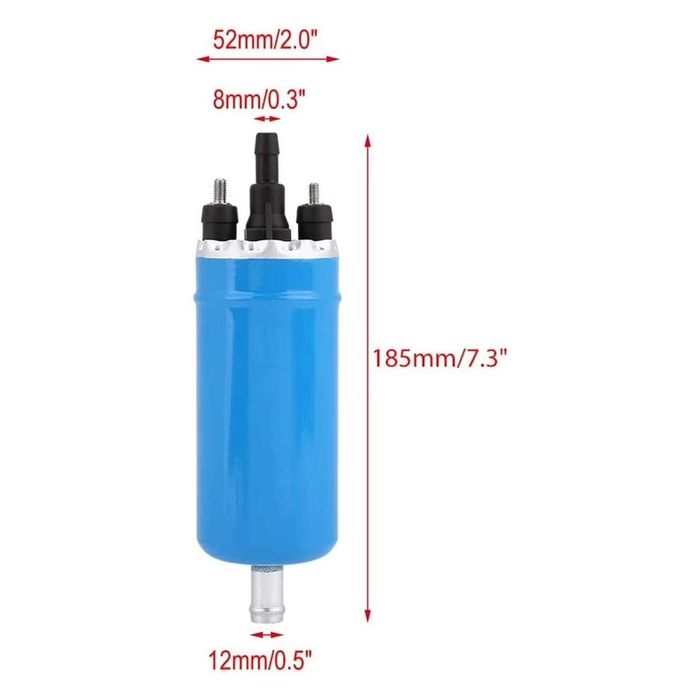 12V 3bar-038 5bar-044 Външна горивоподкачваща горивна подкачваща помпа