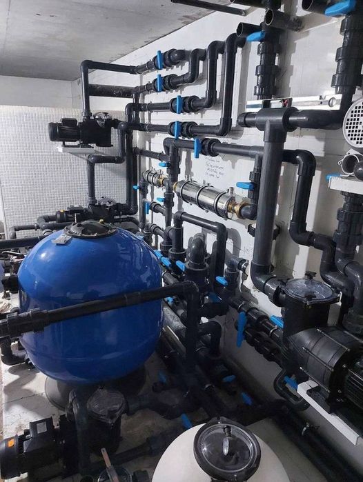 Установим для бассейнов оборудования системы фильтрации . Обслуживание