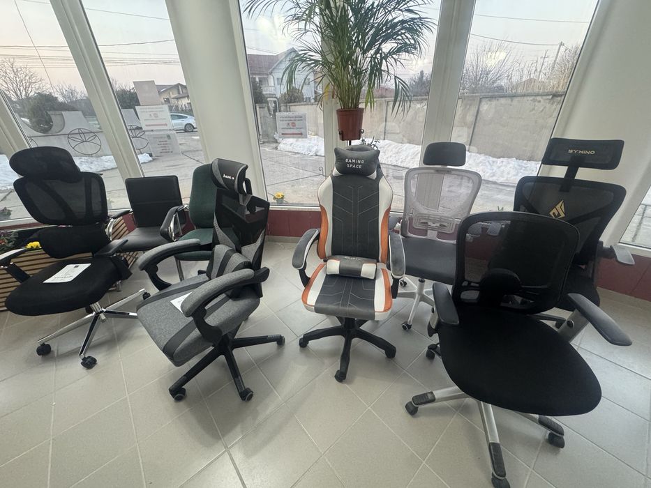 Vând scaune și mobilier de birou – noi / second hand