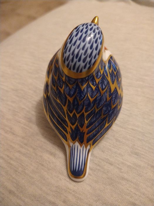 Bibelou pasare de portelan - Royal Crown Derby Robin