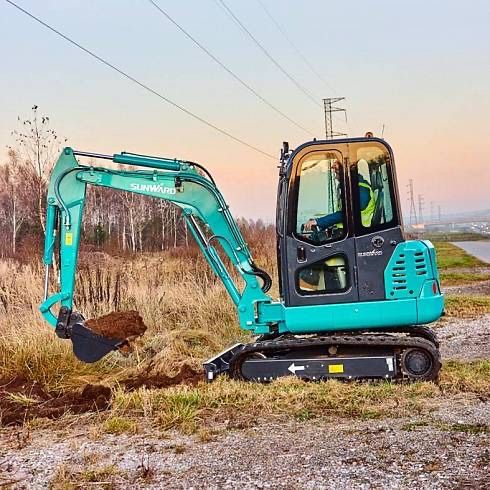 Услуги мини экскаватора по Астане быстрая доставка