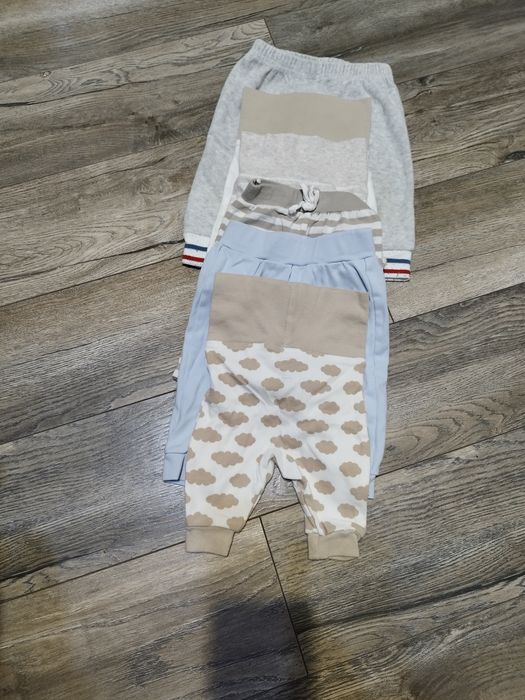 Панталонки и блузки с къс ръкав за момче-0-3 месеца