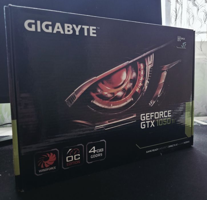 Видеокарта Gigabyte GeForce GTX1050Ti OC Edition