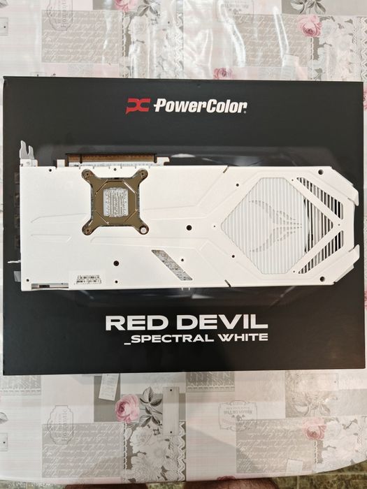 Видео карта PowerColor Radeon RX 9070 XT Red Devil Spectral White