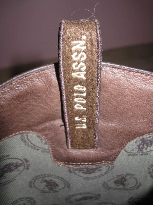 United states polo association дамски ботуши естествена кожа