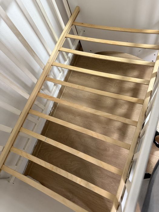 Манеж белый детский