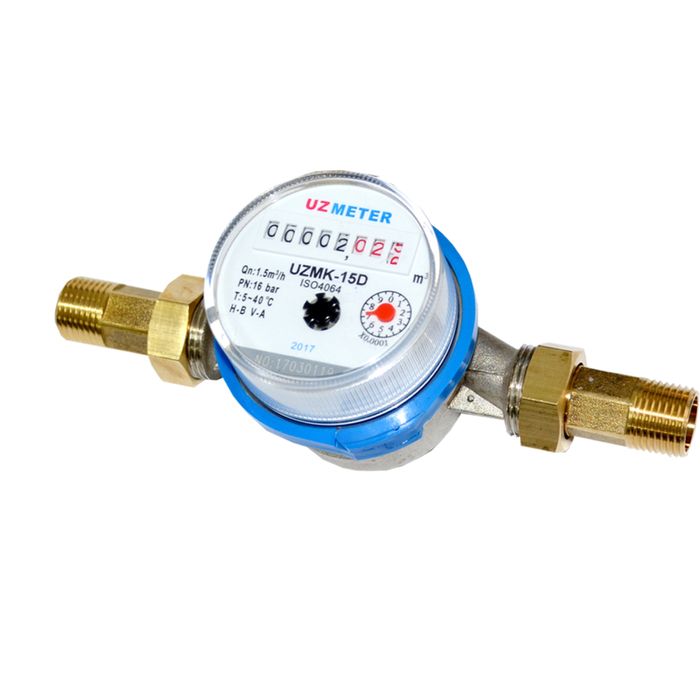Счетчик воды для квартир и дома (Uzmeter) с гарантием