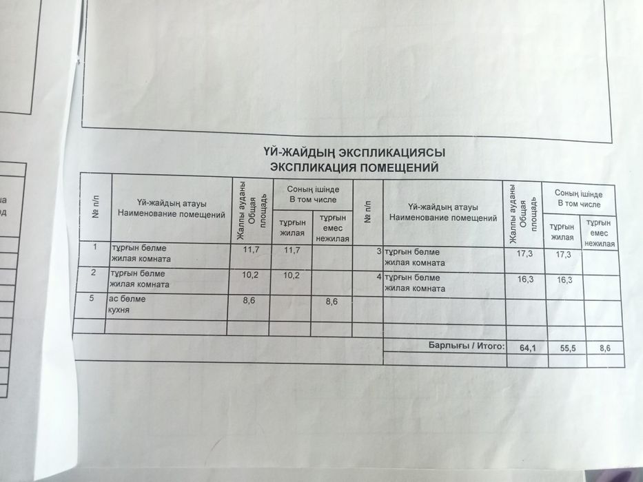 Продам дом в новой части посёлка Актау