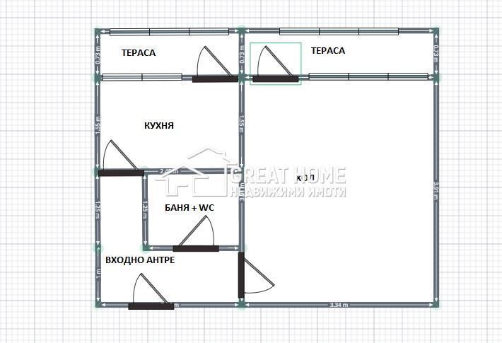 Продава се Двустаен апартамент в Търговище, Боровец - 43 кв.м за 1305 €/кв.м - Снимка #6