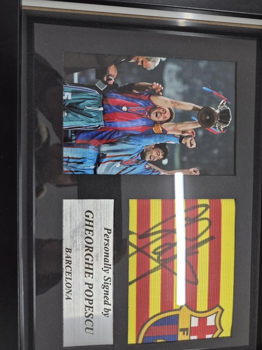 Gheorghe Popescu Barcelona banderola de capitan
