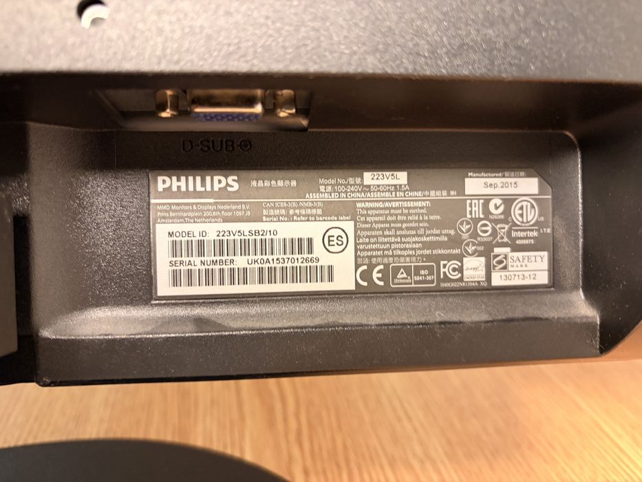 Monitor Philips 21.5 inch Full HD