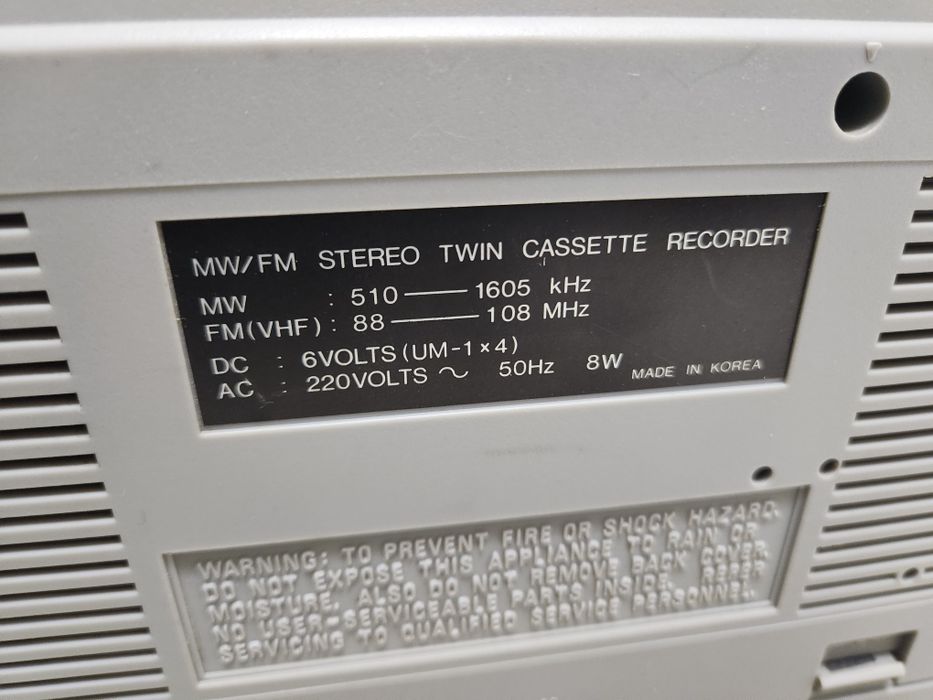Casetofon vintage Sound master