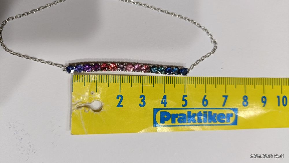 Vind brățară din aur 18kt cu safire multicolorele