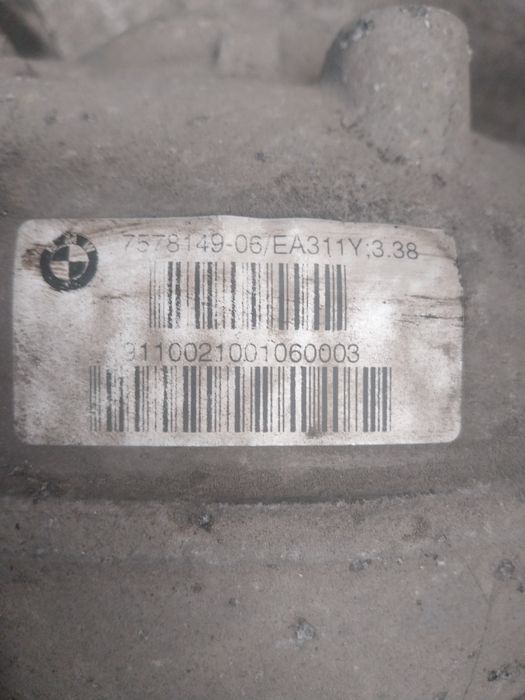 Продавам Заден диференциал 7578149-06 предавателно число 3.38 БМВ/BMW 5 series F10 F11