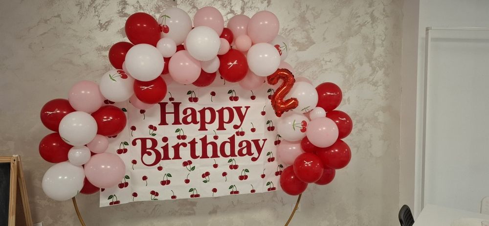 Децка рокля на череши