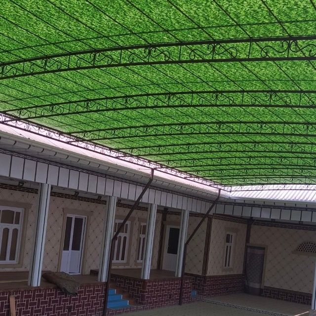 Тент баннер соя сетка установка