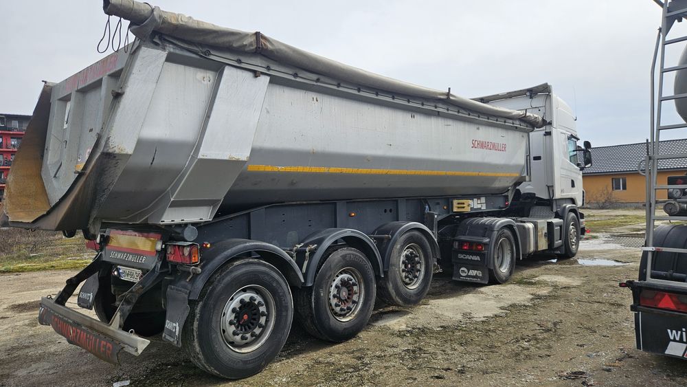 Vând semiremorca bena Schwarzmuller Hardox 24mc