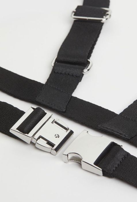 Кожена пола H&M изкуствена кожа + подарък харнес колан