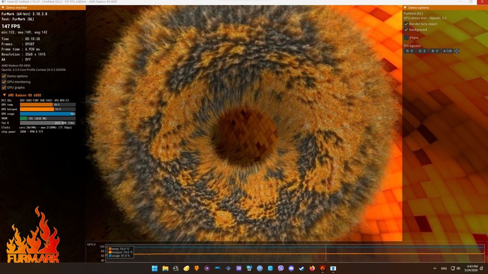Видео карта Asus TUF RX 6800
