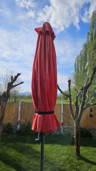 Umbrela terasa/gradina cu suport granit