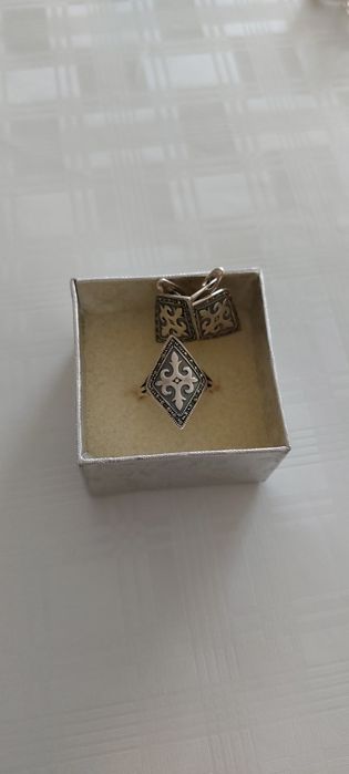 Комплект из серебра 925 пробы