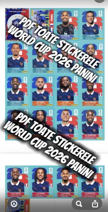 PDF colectia Panini World Cup 2026