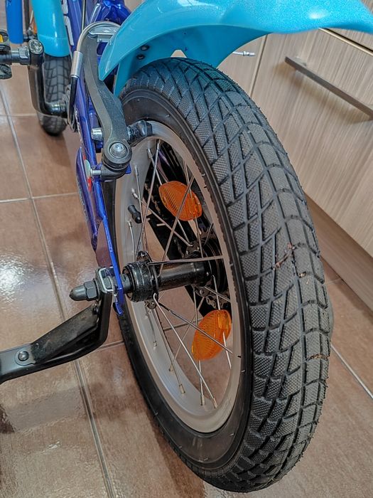 Bicicleta Copii Polar 2023 Rocket - 14 Inch, Albastru