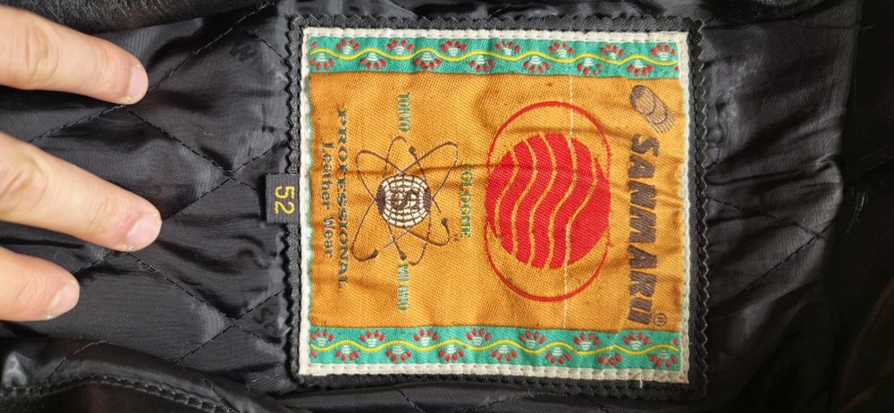 Geaca piele protectiva Sanmaru motocicleta