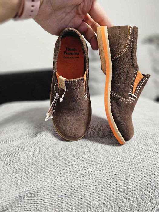Нови детски обувки/мокасини Hush puppies 27 номер