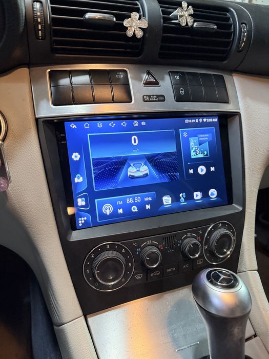 Navigatie Android  Dedicata Mercedes W203 C-Class CARPLAY + Camera