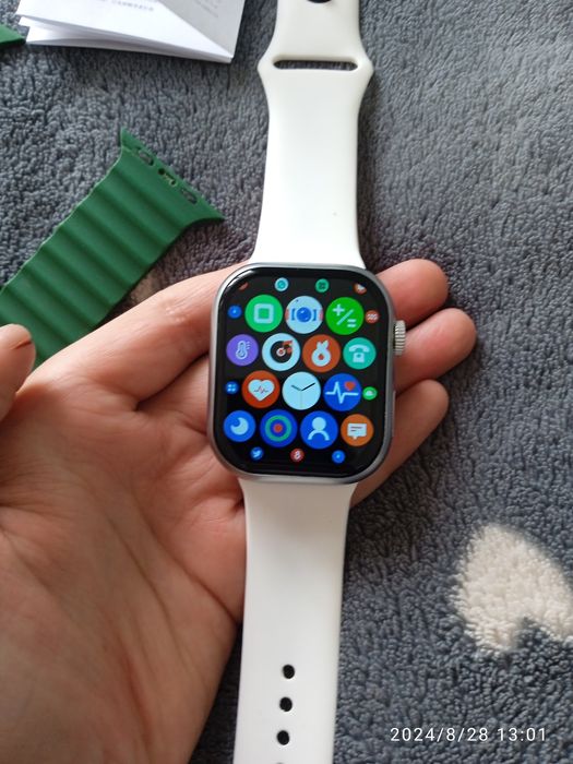 T800 pro max smartwatch, holati ideal. Sovgʻaga yashil rimishok.srocny