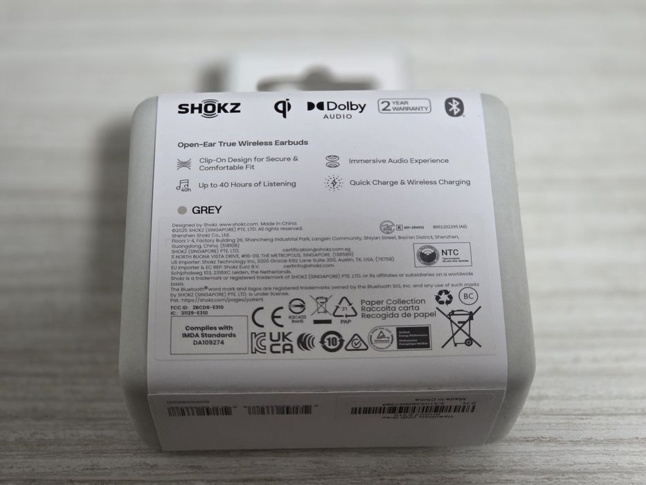 Căști Shokz Opendots One True Wireless