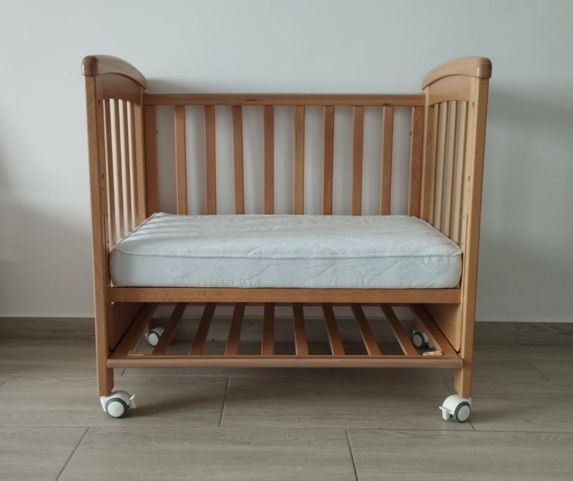Pătuț Co-sleeping Treppy Mini + saltea pe comandă
