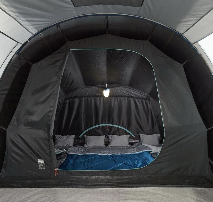 Палатка с рейки за къмпинг arpenaz 4.1 f&b, 1 спално, 4-местна