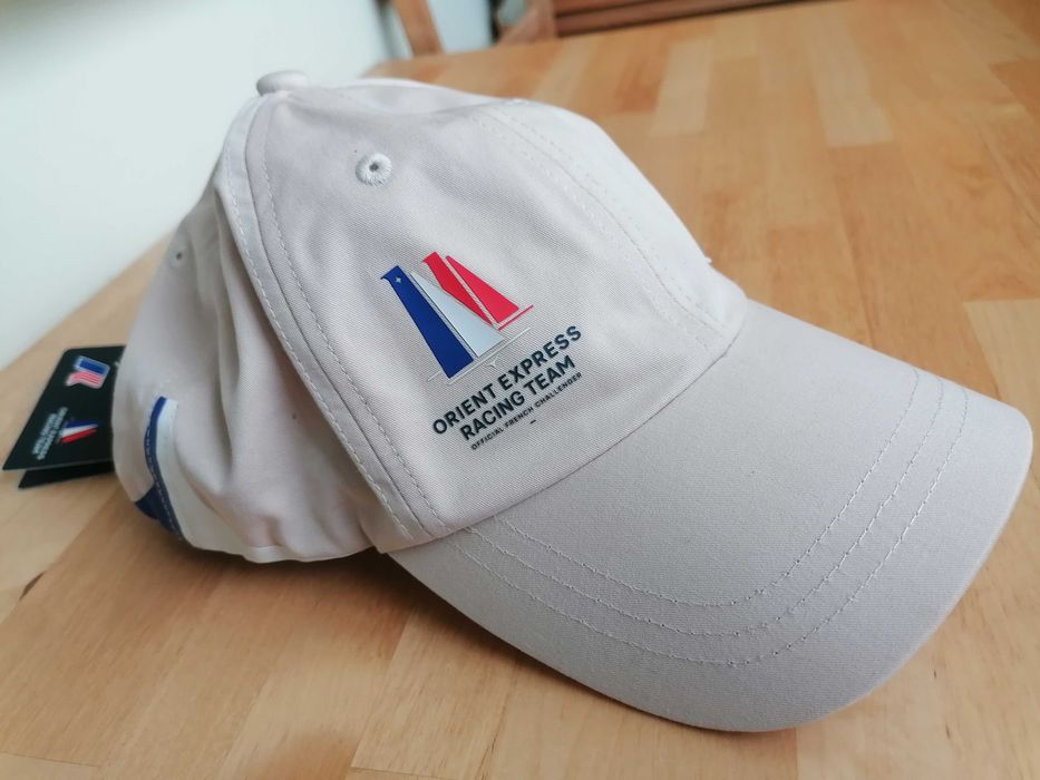 Șapcă K-Way Roberty Orient Express Team AC originală unisex BEJ nouă cu etichetă, regatta yachting sailing cap America’s Cup, ajustabilă, poze reale