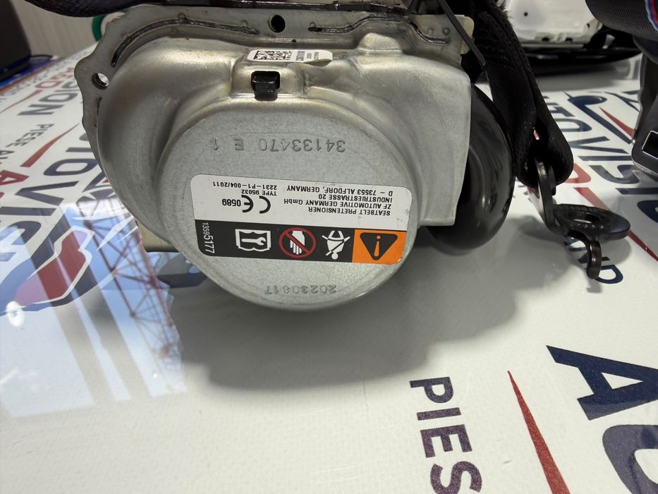 Set centuri M Sport BMW X3 G01 X3M F97 originale față + spate pretensionatoare OEM