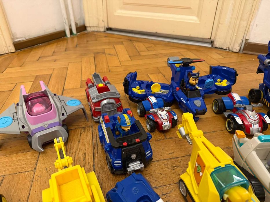 Lot Paw Patrol/Patrula catelusilor Chase,Rubble,Zuma Marshal,Ryder,Sky