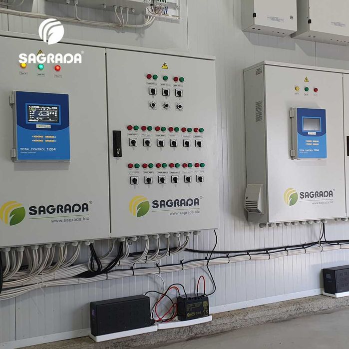 Гофра панели и автоматический климат-контроль для охлаждения птичников