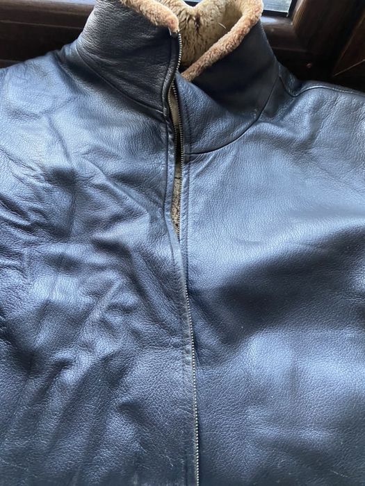 Куртка зимняя кожаная