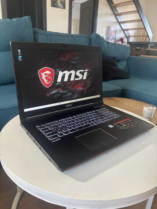Msi Gaming 17,3” •i7-7700HQ• 16Gb Ram • Placa video 4Gb Nvidia GTX 1050Ti
