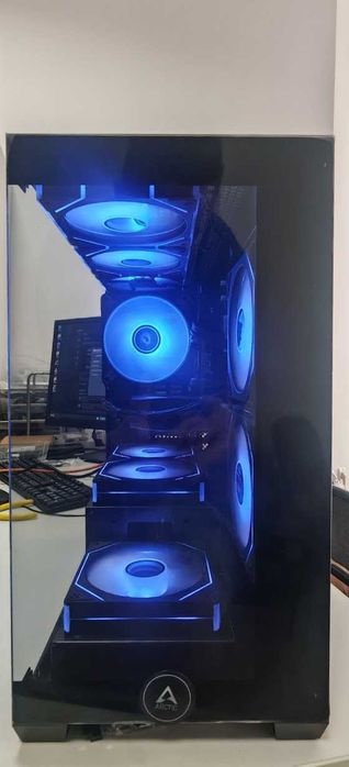 Мощнo Геймърско РС Intel I5 13500 14/20 Core/32Gb D5/1TB SSD/MSI 5060/Гаранция