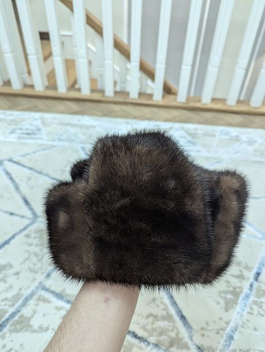 Продается мужская норковая ушанка