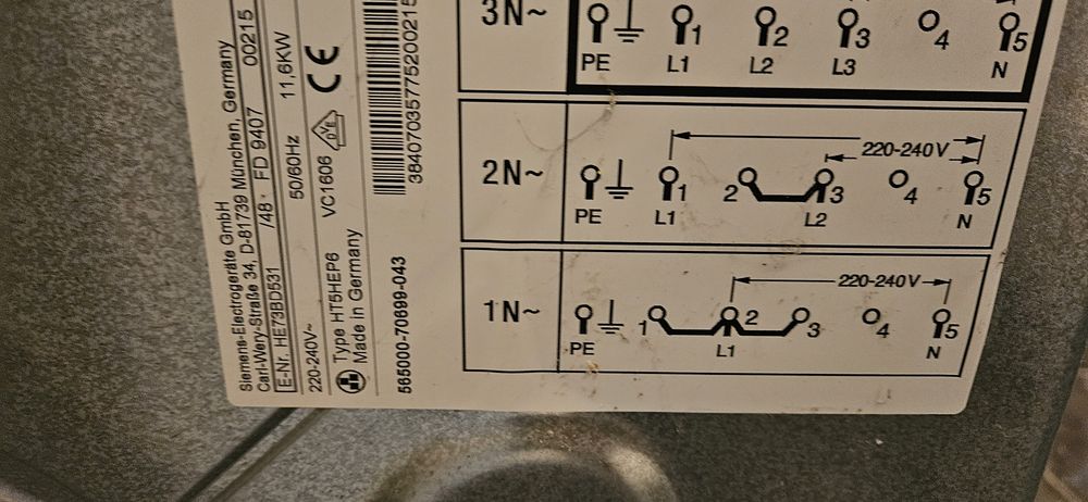 Cuptor si plita electrice Siemens
