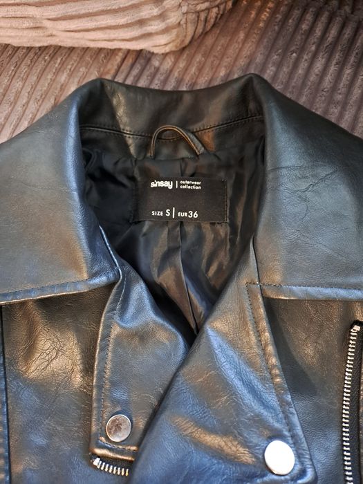 Дамско кожено яке размер S