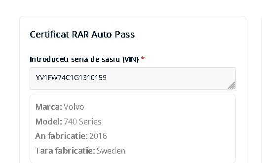 Vand Volvo V60 2016 EURO6