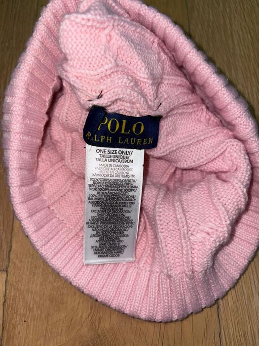 Căciulă Polo Ralph Lauren roz Noua Eticheta