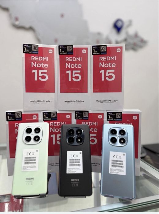 Redmi note 15 6/128 blue sirochna upakovkada 24/7