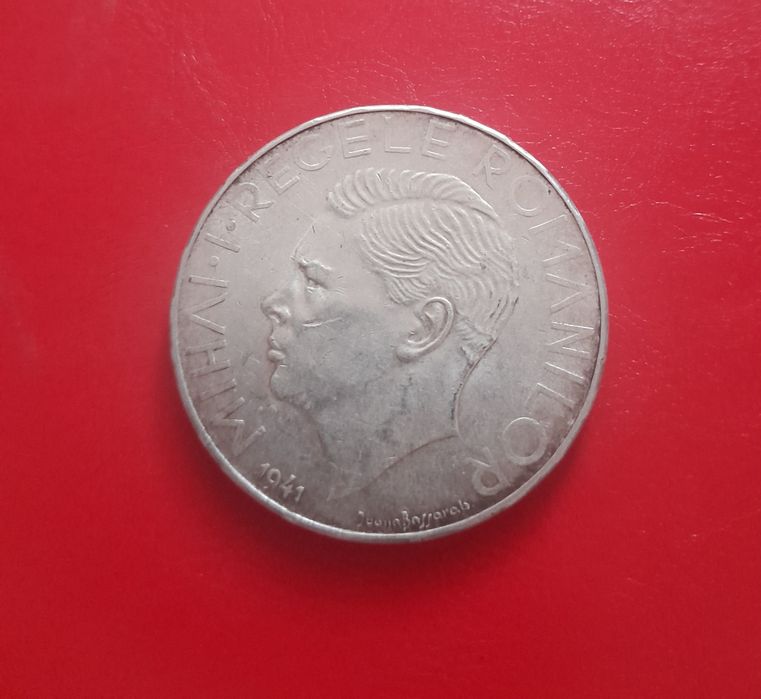 Monedă argint 500 lei 1941 Regele Mihai