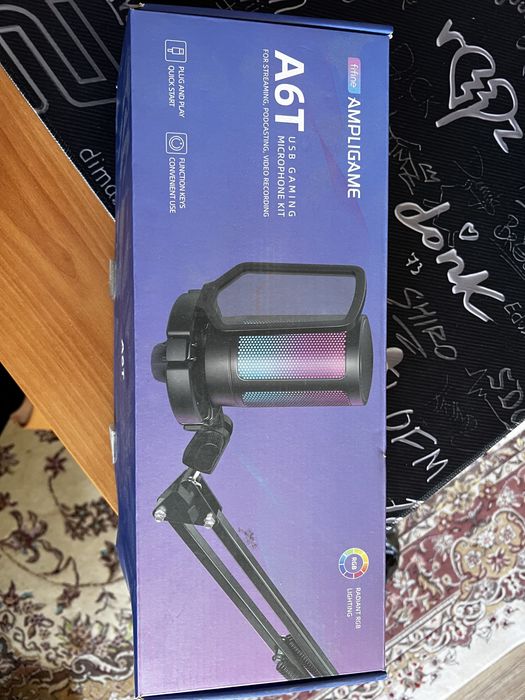 Стримерский микрофон FIFINE A6T