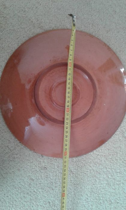 Керамическая тарелка ручная роспись.